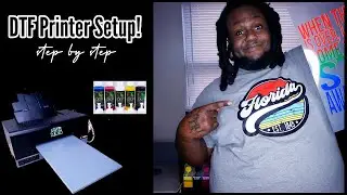 DTF ( Direct To Film ) printer step-by-step setup!!!