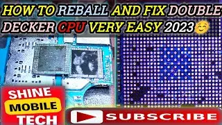 Dual Decker Cpu | Mobile Cpu Reballing | Double Decker Cpu Reball | Samsung A51 Hang on Logo