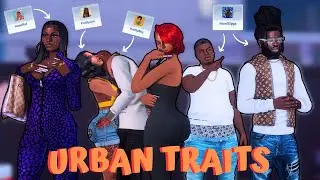 BRING THE HOOD TO THE SIMS 4 WITH THESE URBAN TRAITS!✊🏾| THE SIMS 4 MOD REVIEW
