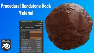 Blender 4.2 | Procedural Sandstone Rock Material