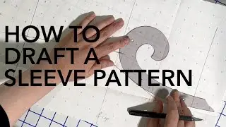 How To Draft a Sleeve Pattern (Both Imperial + Metric Measurements)