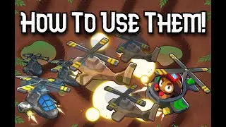 How to Use MOAB Shove, Comanche Defense, and Comanche Commander! (Bloons TD6)