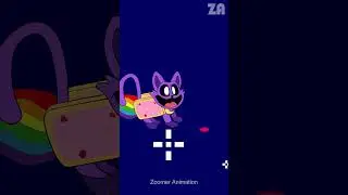 #Animation: CatNap in Nyan Cat Meme ✨🌈 #poppyplaytimechapter3 #smilingcritters #shorts