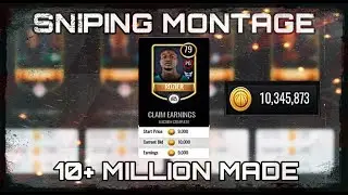 SNIPING MONTAGE! 10M+ COINS MADE! + coin making method Ep.1 NBA Live Mobile 20