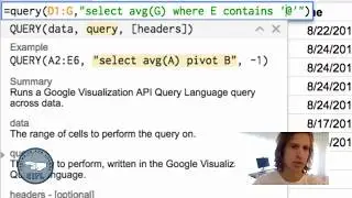 The Google Sheets Query: Forget your other Functions