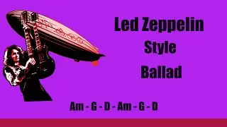 Led Zeppelin Style Guitar Backing Track