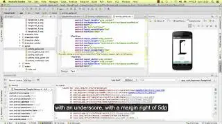 Android Studio Course with Subtitles, Lesson 41 Inflating a view