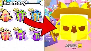 I Hatched 1ST EVER GOLDEN HUGE WIZARD OWL & MORE!! (Pet Simulator 99)