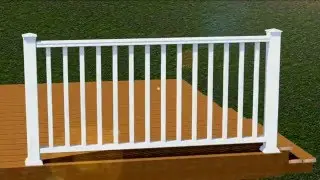 STRAIGHT RAIL - VISION PICKET RAIL SYSTEM