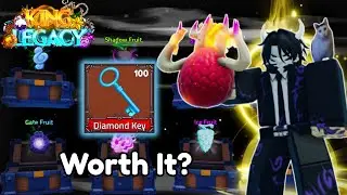 Rolling Fruits using 100 Diamond Keys! | King Legacy