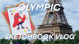 I went to the Paris Olympics! | Sketchbook Travel Vlog