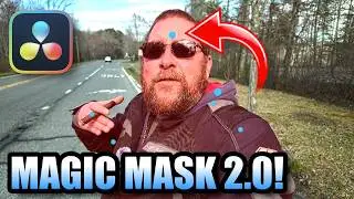 Magic Mask 2.0 in Davinci Resolve 20 Beta 1 is NUTS!