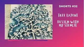 Tree art  mixed media project   