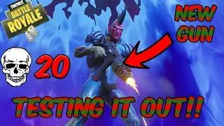 Fortnite Battle Royale - **NEW GUN** - TESTING THE NEW SMG! - DROPPING A 20 BOMB!! OG - OLD SCHOOL