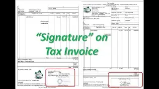Tally Addon : Signature on Tally Invoice  [ contact : 9880-191912 ]