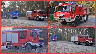 Feuerwehr Großübung Heidebrand 24- Anfahrt der Fahrzeuge