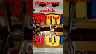 Changeover Switch Connection||3 phase changer / grid line/ generator line/ load line