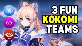 3 Fun Kokomi Teams (Fun Because It's Strong 😆) | Genshin Impact
