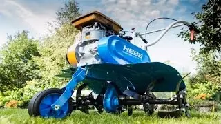 Мотоблок Нева МБ-2 с двигателем Briggs&Stratton на тюнинге.