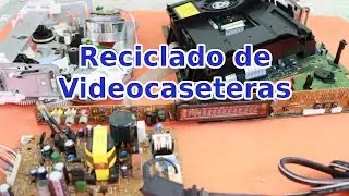 Reciclado de Videocaseteras, Partes Utiles