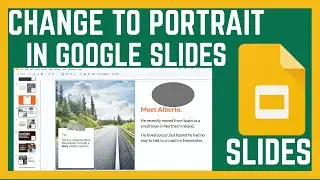 How To Change Presentation To Portrait In Google Slides
