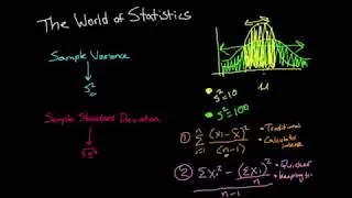 Finding the Sample Variance and Standard Deviation using Both Formulas | StatsGuru