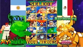 Marvel vs. Capcom ➤ A17 (Argentina) vs Barbon rg (Mexico) mvsc