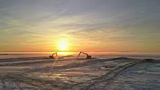 Nallikarin ruoppausta 10.02.2025