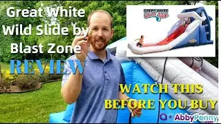 Best Inflatable Water Slide - Blast Zone Great White Inflatable Water Slide Review