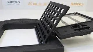 Дверцята пічні арочні Atena Barok (Польща), 370х485 мм