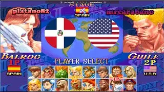 Super Street Fighter 2 Turbo ➤ platano82 (DO) vs mrcarabano (Usa) スーパーストリートファイターII X