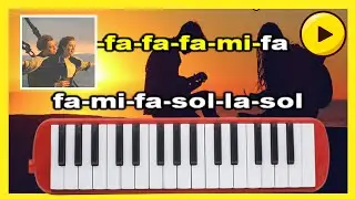 Cómo tocar TITANIC en MELÓDICA fácil► Tutorial con animación (My Heart Will Go On)