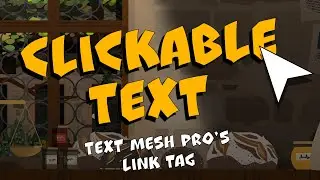 How to detect click on text 💛 Unity 6 TextMesh Pro and the link tag