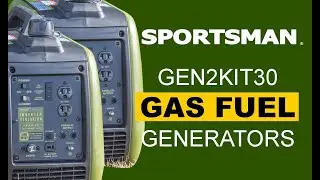 Two 2,200 Watt Gas Powered Inverter Generators GEN2KIT30A
