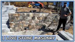 A Natural (Fieldstone) Retaining Wall at it's Finest!
