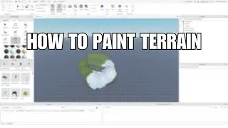 HOW TO PAINT TERRAIN 2025 ROBLOX STUDIO TUTORIAL [WORKING]