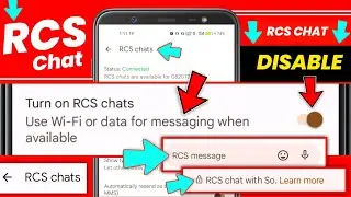 how to disable rcs chat | rcs chat disabled | rcs chat meaning | how to enable rcs chat