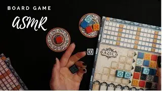 ASMR Board Games - Azul ⭐ Tapping & Tracing ⭐ Soft Spoken