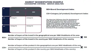 Workshop: Market Segmentation Example - Geographic Criteria & BDI/CDI Analysis