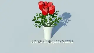 Rose modeling in SketchUp