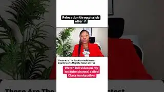 Relocate to these countries with free work visa.   #viralvideo #immigrationvisa #youtubeshort #short