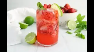Virgin Strawberry Mojito