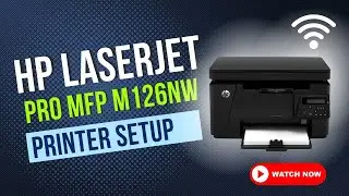 HP LaserJet Pro MFP M126nw Printer