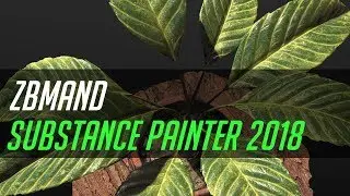 Substance painter 2018 with zbmand_ # 23 Plant