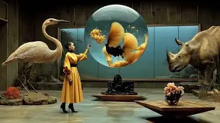 AI Strange Gallery Scenes