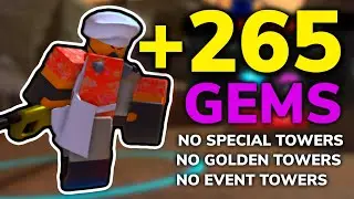 NEW EASIEST WAY TO GET GEMS FAST - Tower Defense Simulator (ROBLOX)