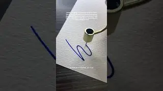 Lettering with a fluid writer pen! 