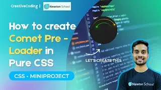 How to create a Comet Preloader in Pure CSS | CSS MiniProject | CSS Animation | Step by Step