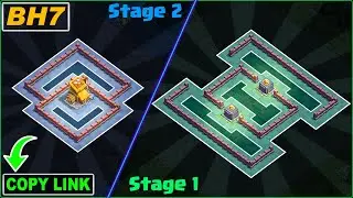 New BEST BH7 Base (2 Stage) | Builder Hall 7 Base COPY Link (After Update) | Clash of Clans