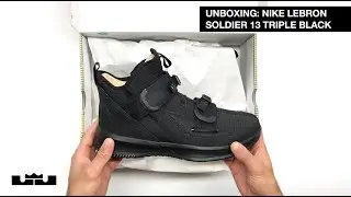 UNBOX – LEBRON SOLDIER 13 TRIPLE BLACK